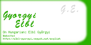 gyorgyi elbl business card